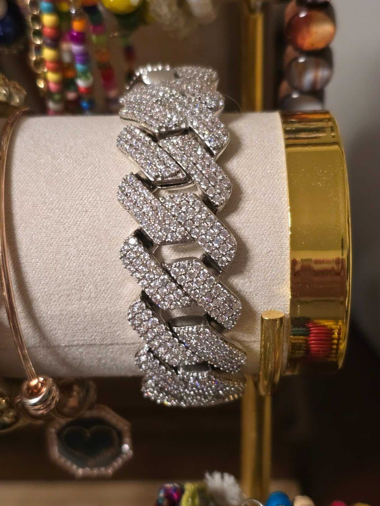 Iced Cuban Bracelet – Silver