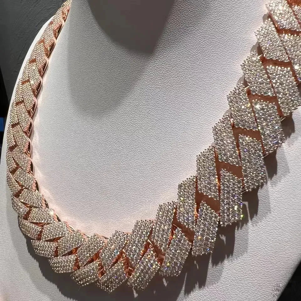 Iced Cuban Chain – Rose Gold