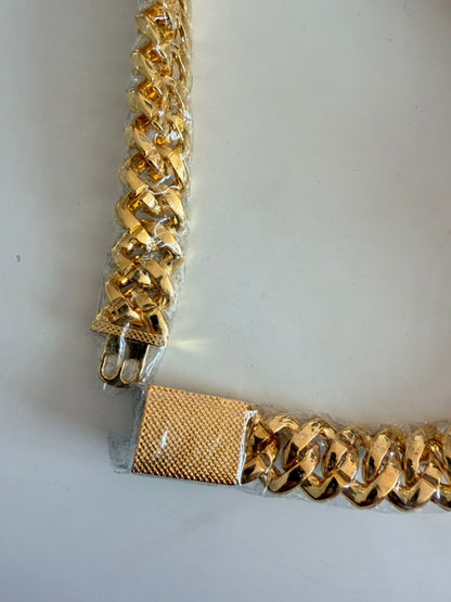 Iced Cuban Chain – Gold