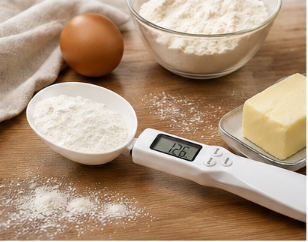 Digital Measuring Spoon Scale – LCD Kitchen Food Scale | 800g Capacity | 1g Precision