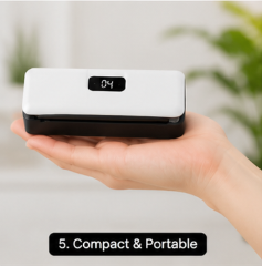 Portable Mini Vacuum Sealer – USB Rechargeable Food Bag Sealer
