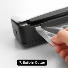 Portable Mini Vacuum Sealer – USB Rechargeable Food Bag Sealer