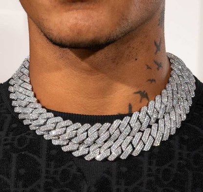 Iced Cuban Chain – Silver